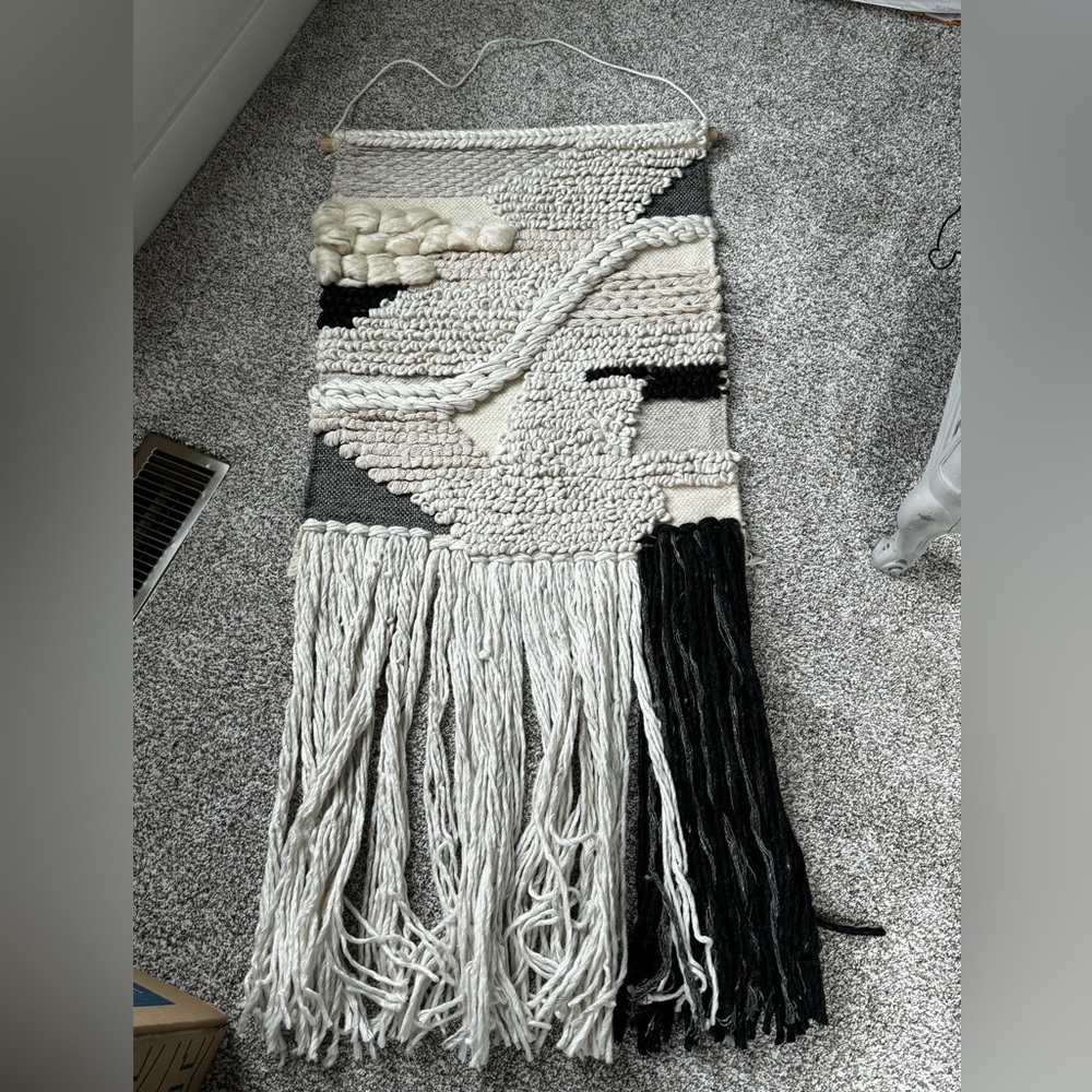 Wall weaving 30” H x 22” wide